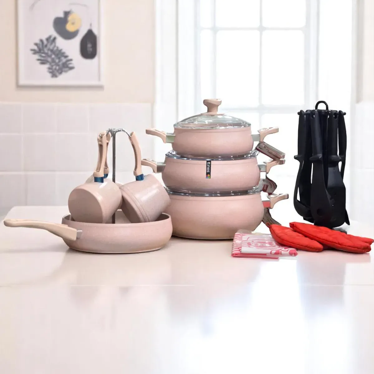 Batterie de cuisine Granite LINES 21 pièces