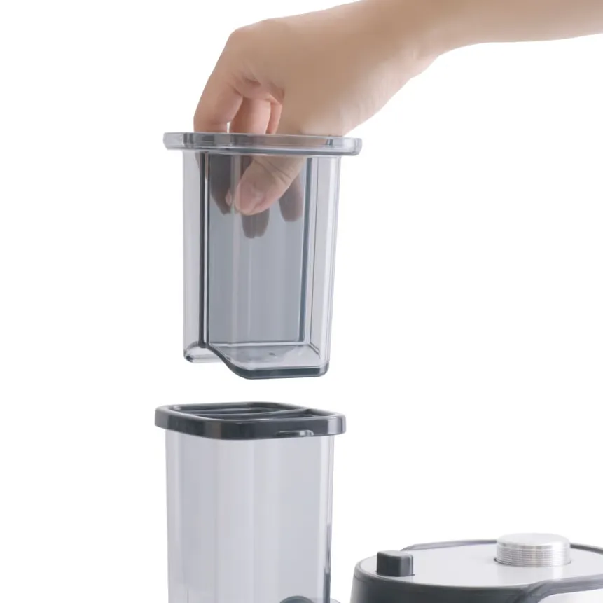 Hachoir salade électrique Lexical LSD-1996 – 1000W - Inox - 5 Lames - Design Compact