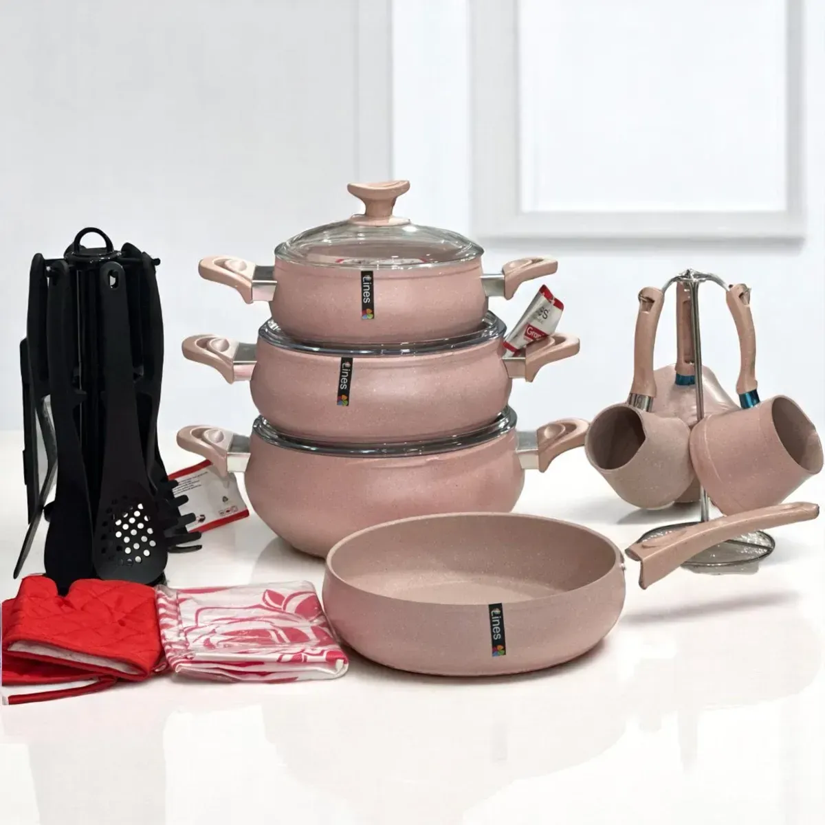 Batterie de cuisine Granite LINES 21 pièces