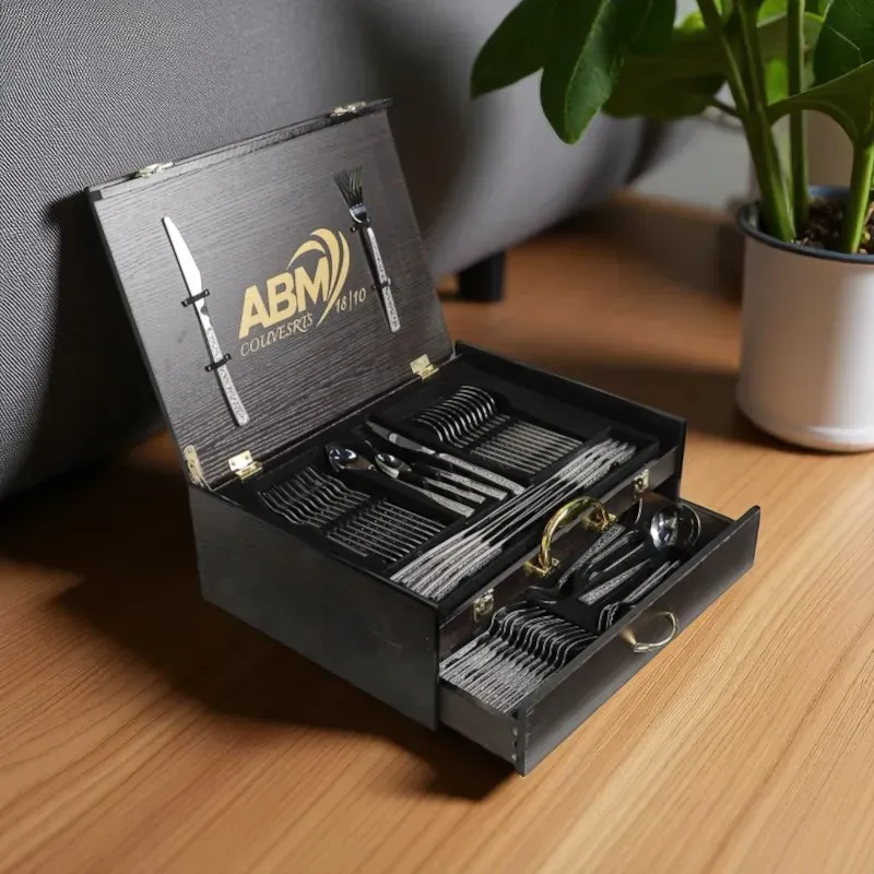 Coffret Ménagère 72 pièces ABM en inox 18/10 - Silver