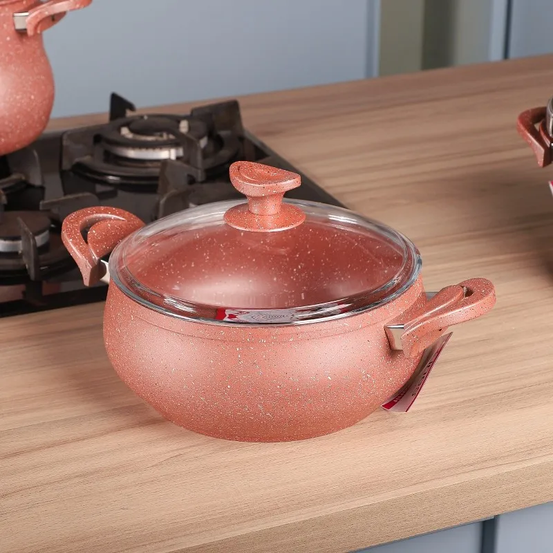 Batterie de cuisine 28 pièces granite ABM