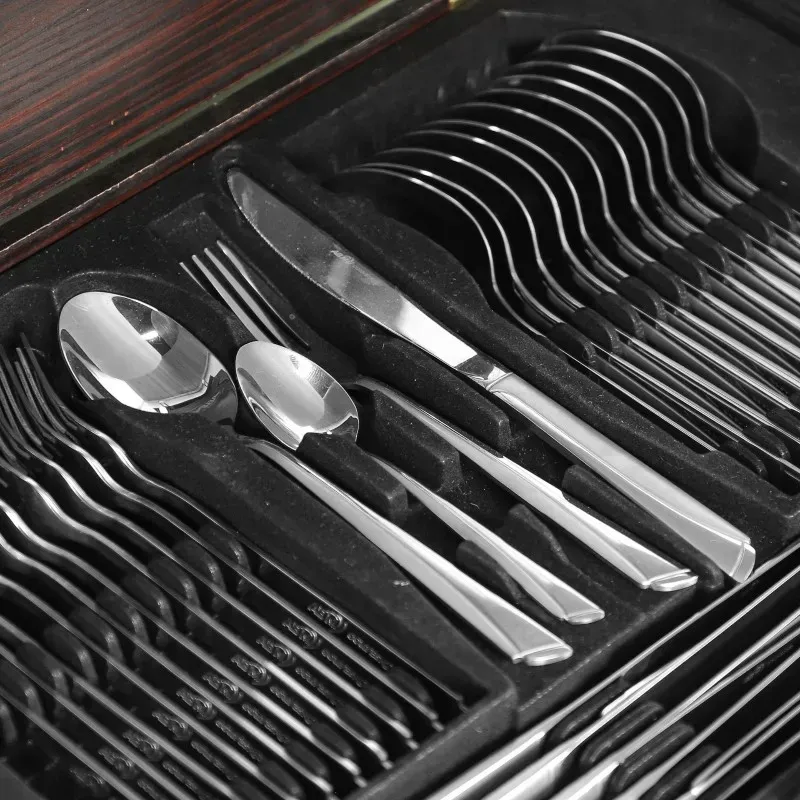 Coffret Ménagère 72 pièces ABM en inox 18/10 - Silver