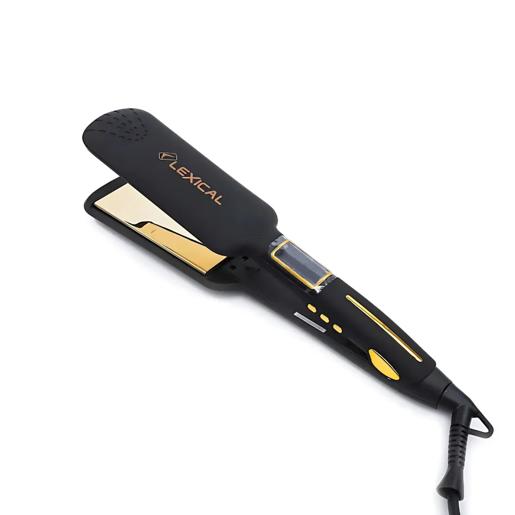 Plaque Cheveux avec Sérum Gratuit Lexical LHS-5390 - 65 Watts - Noir